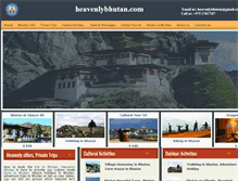 Tablet Screenshot of bhutanoutdooractivities.com